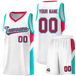 Custom White Red Side Design Sets Sports Uniform Basketball Jersey | BuyFootballJersey