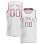 Custom White Sequined Tops Athletic Basketball Jersey | BuyFootballJersey