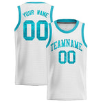 Custom White Sequined Tops Athletic Basketball Jersey | BuyFootballJersey