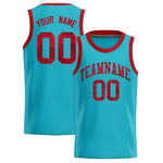 Custom Sky Blue Sequined Tops Athletic Basketball Jersey | BuyFootballJersey