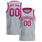 Custom Silver Sequined Tops Athletic Basketball Jersey | BuyFootballJersey