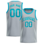 Custom Silver Sequined Tops Athletic Basketball Jersey | BuyFootballJersey