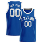 Custom Royal Sequined Tops Athletic Basketball Jersey | BuyFootballJersey