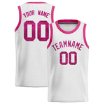 Custom White Sequined Tops Athletic Basketball Jersey | BuyFootballJersey
