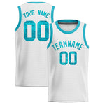 Custom White Sequined Tops Athletic Basketball Jersey | BuyFootballJersey