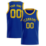 Custom Royal Sequined Tops Athletic Basketball Jersey | BuyFootballJersey