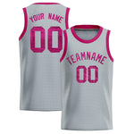 Custom Silver Sequined Tops Athletic Basketball Jersey | BuyFootballJersey
