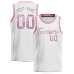 Custom White Sequined Tops Athletic Basketball Jersey | BuyFootballJersey