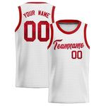 Custom White Sequined Tops Athletic Basketball Jersey | BuyFootballJersey