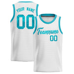 Custom White Sequined Tops Athletic Basketball Jersey | BuyFootballJersey