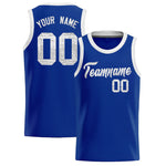 Custom Royal Sequined Tops Athletic Basketball Jersey | BuyFootballJersey