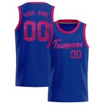 Custom Royal Sequined Tops Athletic Basketball Jersey | BuyFootballJersey
