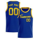 Custom Royal Sequined Tops Athletic Basketball Jersey | BuyFootballJersey