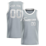 Custom Silver Sequined Tops Athletic Basketball Jersey | BuyFootballJersey