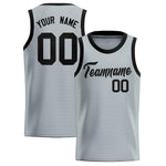 Custom Silver Sequined Tops Athletic Basketball Jersey | BuyFootballJersey