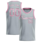 Custom Silver Sequined Tops Athletic Basketball Jersey | BuyFootballJersey