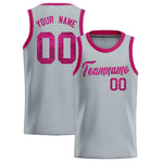 Custom Silver Sequined Tops Athletic Basketball Jersey | BuyFootballJersey