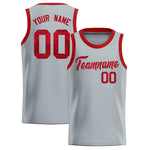 Custom Silver Sequined Tops Athletic Basketball Jersey | BuyFootballJersey