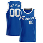Custom Royal Sequined Tops Athletic Basketball Jersey | BuyFootballJersey