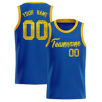 Custom Royal Sequined Tops Athletic Basketball Jersey | BuyFootballJersey