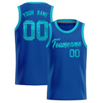 Custom Royal Sequined Tops Athletic Basketball Jersey | BuyFootballJersey