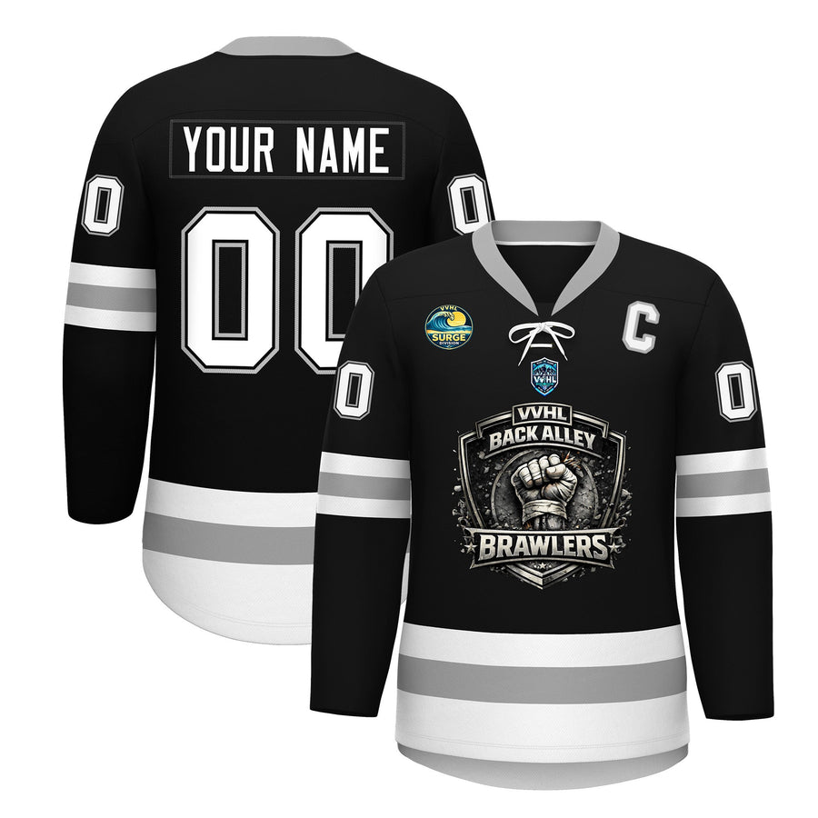 Custom VVHL S10 BACK ALLEY BRAWLERS Hockey Jersey | BuyFootballJersey