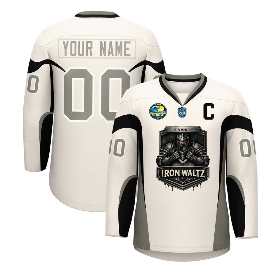Custom VVHL S11 IRON WALTZ Hockey Jersey | BuyFootballJersey