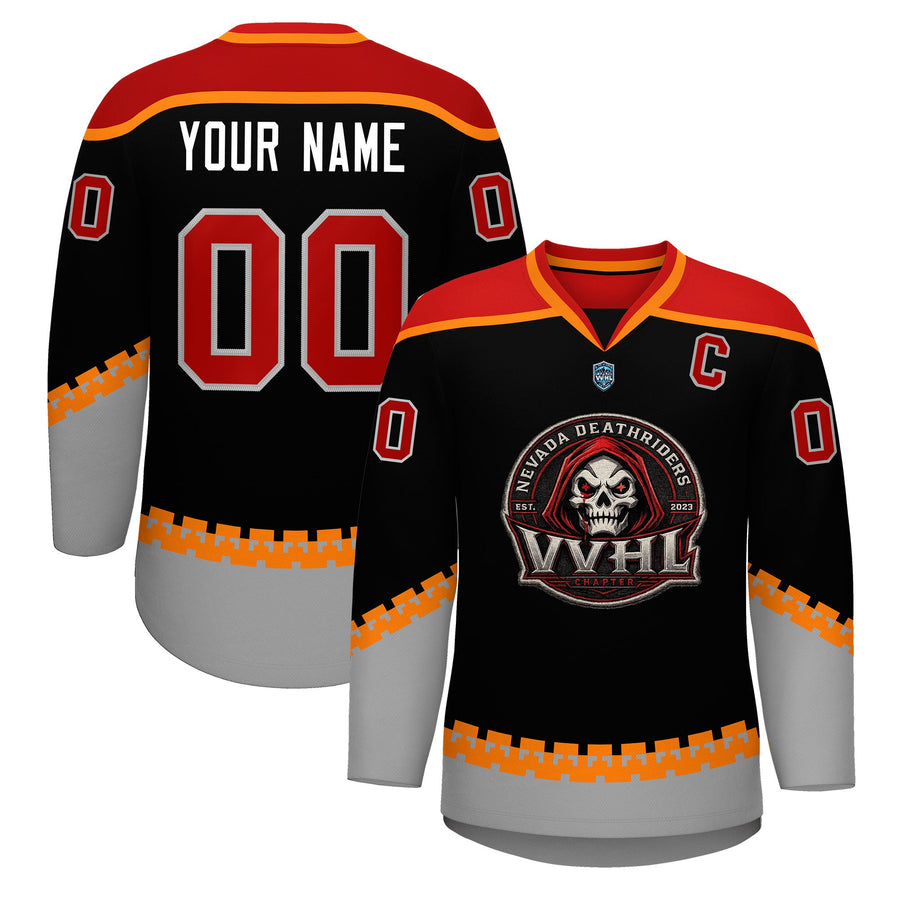 Custom VVHL S10 NEVADA DEATHRIDERS Hockey Jersey | BuyFootballJersey