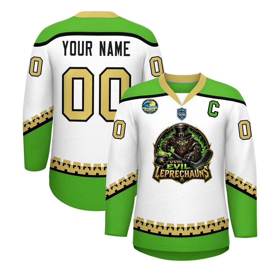Custom VVHL S11 Evil leprechauns Hockey Jersey | BuyFootballJersey