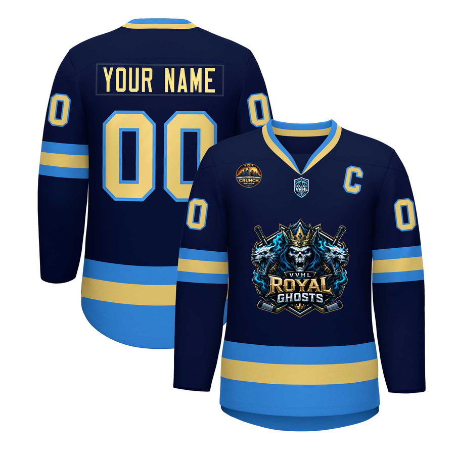 Custom VVHL S11 Royal Ghosts Hockey Jersey | BuyFootballJersey