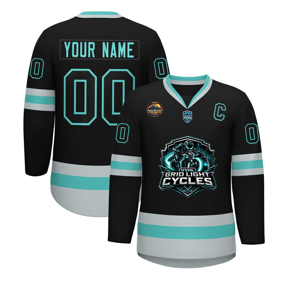 Custom VVHL S11 Grid Light Cycles Hockey Jersey | BuyFootballJersey