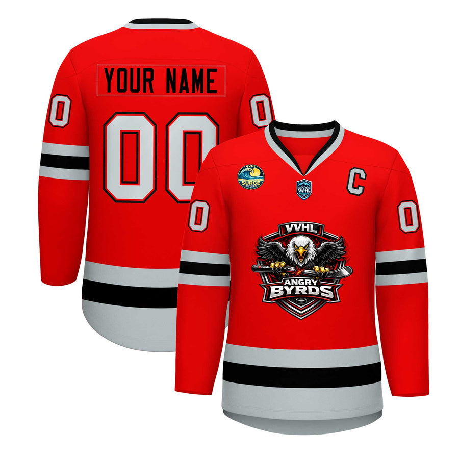 Custom VVHL S11 Angry Byrds Hockey Jersey | BuyFootballJersey