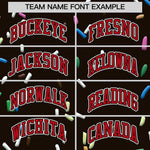 Custom Brown Red Ice Cream Pattern Personalized V-Neck Hockey Jersey | BuyFootballJersey