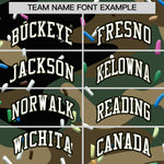 Custom Camo White Ice Cream Pattern Personalized V-Neck Hockey Jersey | BuyFootballJersey