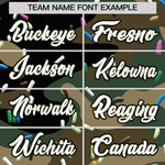 Custom Camo White Ice Cream Pattern Personalized V-Neck Hockey Jersey | BuyFootballJersey