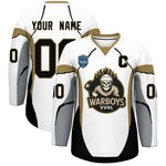 VVHL S8 Custom Warboys White Hockey Jersey | BuyFootballJersey