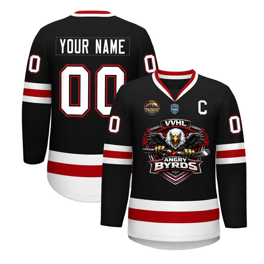 Custom VVHL S10 ANGRY BYRDS Hockey Jersey | BuyFootballJersey