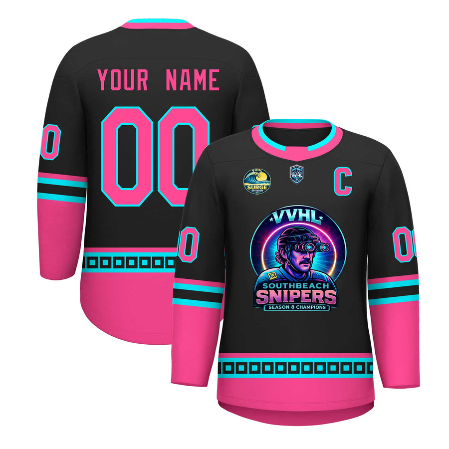 Custom VVHL S10 SOUTHBEACH SNIPERS Hockey Jersey | BuyFootballJersey