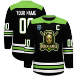 Custom VVHL S8 Degenerates NWO Red Hockey Jersey | BuyFootballJersey
