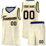 Custom White Custom Gray Pinstripe Retro Sets Uniform Basketball Jersey | BuyFootballJersey