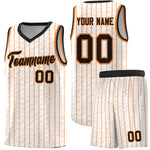 Custom White Custom Gray Pinstripe Retro Sets Uniform Basketball Jersey | BuyFootballJersey