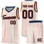 Custom White Custom Gray Pinstripe Retro Sets Uniform Basketball Jersey | BuyFootballJersey