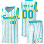 Custom White Custom Gray Pinstripe Retro Sets Uniform Basketball Jersey | BuyFootballJersey