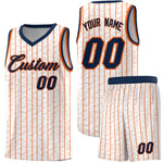 Custom White Custom Gray Pinstripe Retro Sets Uniform Basketball Jersey | BuyFootballJersey