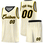 Custom White Custom Gray Pinstripe Retro Sets Uniform Basketball Jersey | BuyFootballJersey