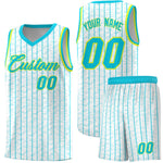 Custom White Custom Gray Pinstripe Retro Sets Uniform Basketball Jersey | BuyFootballJersey