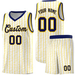 Custom White Custom Gray Pinstripe Retro Sets Uniform Basketball Jersey | BuyFootballJersey
