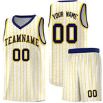 Custom White Custom Gray Pinstripe Retro Sets Uniform Basketball Jersey | BuyFootballJersey