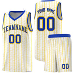 Custom White Custom Gray Pinstripe Retro Sets Uniform Basketball Jersey | BuyFootballJersey
