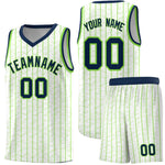 Custom White Custom Gray Pinstripe Retro Sets Uniform Basketball Jersey | BuyFootballJersey